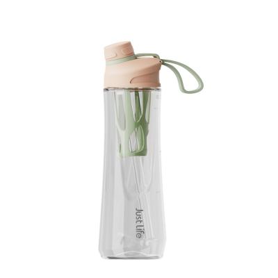 China Custom Durable Wholesale Viable 700ML Bpa Straw Gym Safety Tritan Shaker Free Water Bottle for sale