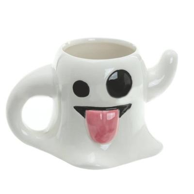 China Sustainable Wholesale Cartoon Coffee Handmade Ceramic Smoking Pipe Mug Mugs With Handle for sale