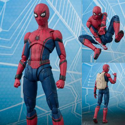 China Good painting& High Quality 3d Eco-friendly Material Kawaii No Moq 15cm Cartoon Spiderman PVC Action Figure Spider Man Collectable Model Toy Action Figure for sale