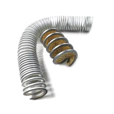 China Sprial Rotary Inward Cleaning Inside Ring Inner SS Brass Spiral Wound Coil Brushes zu verkaufen