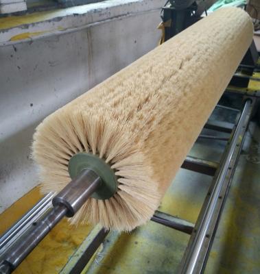 China Tampico Sisal Roller Brush Rotary Cylinder Roller Brush for sale