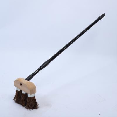 China Natural Tampico Hardwood Tampico 3-Knot Ferrule Roof Brush for sale