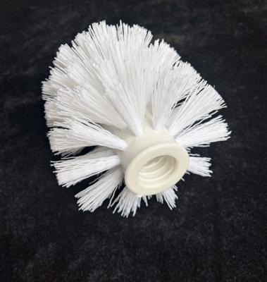 China Plastic Toilet Brush Head Replacement With Bristle Color For Kitchen And Bathroom Cleaning for sale