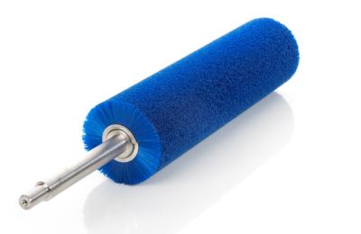 Chine Acier inoxydable de brosse de nettoyage de rouleau externe industriel flexible en spirale en nylon de bobine à vendre