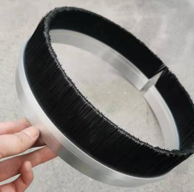 China Faden Dichtungs-Bürsten-Ring Circular Industrial Nylon Brushs 0.35mm zu verkaufen