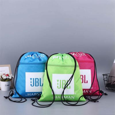 China 2021 Hot Sale Cheap Custom Waterproof Polyester Drawstring Bag Eco - Friendly for sale