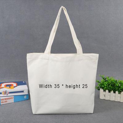 China 2021 Hot Sale Eco-friendly Large Direct Supplier Blank 100% Cotton Canvas Recyclable Shopping Tote Bags With Custom Printed Logo for sale