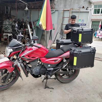 China Waterproof Durable Motorcycle Trunk / Rear Aluminum Top Case Box Universal Motorcycle Aluminum Top Storage for sale