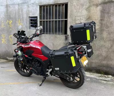 China 80 Liter Motorcycle Storage Luggage Top Case Waterproof Durable Aluminum Motorcycle Tail Box for sale