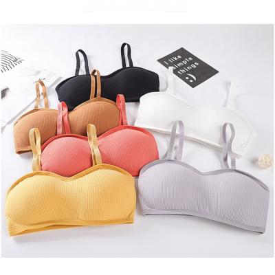 China 2072 Seamless Comfortable QUICK DRY Backless Tank Top Bra For Women Sexy Wireless Underwear Bralette Backless Bras for sale