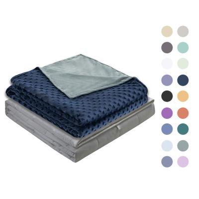 China Hot Selling Anti-Static Keep The Hot Pattern Quilted Bamboo Walmart Weighted Blanket For Adult And Kids for sale