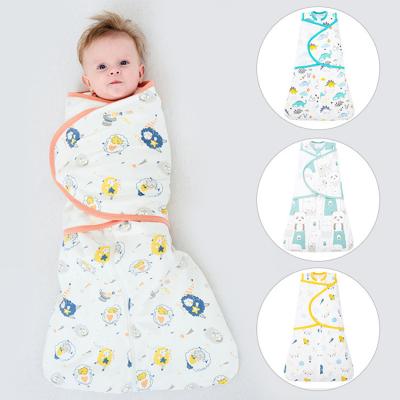 China PORTABLE Spring Sleeping Bag Summer and Autumn Pure Cotton Quilt Baby Newborn Shockproof Baby Wrap Covering for sale