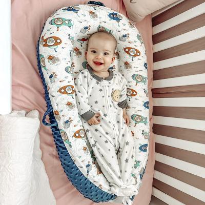 China Custom Detachable Cotton Cover Materials Eco-friendly Newborn Baby Sleep Baby Nest Newborn Bed Anti-static for sale