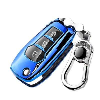 China Free Shipping New High Quality Car TPU Key Case Key Cover For Ford EcoSport 2018 For Lincoln 2017 MKC MKZ MKX Keys With Key Chain for sale