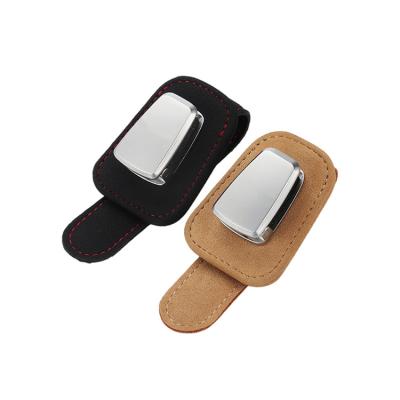 China Single Hot Selling Auto Accessories Sunglasses Holder ABS Inner Glasses Clip for sale