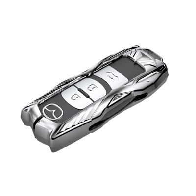 China New China-chic Hot Sale Luxury Smart Remote Control Shell Zinc Aluminum High Quality Car Key Cover For Mazda for sale