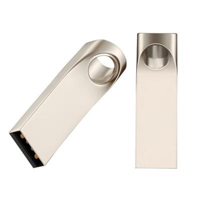 China High Speed ​​Data Saving USB 3.0 Metal Flash Drives 8GB 256GB 64GB 128GB USB 2.0 Memory Stick Pendrive Mini Waterproof Pen Drive with Holder keys for sale