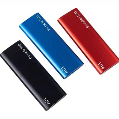 China Mini Newest Portable SSD 512GB/1TB/2TB/3TB/4TB SSD. SATAII USB 3.1 External Type-C Hard Drive. metal hardware solid state drive for sale