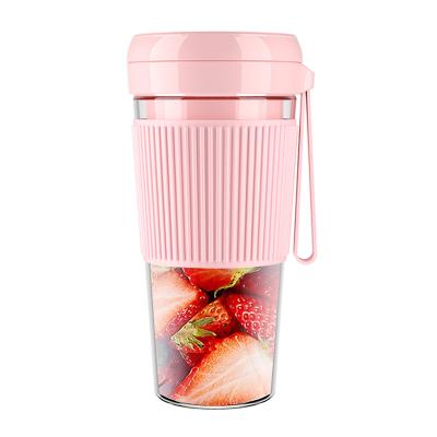 China 300ML Outdoor Commercial Portable Electric Automatic Fruit Juicer Bottle Blender Machine for sale