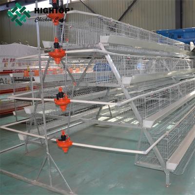 China automatic 4 tier battery chicken layer cage for sale in philippines Te koop