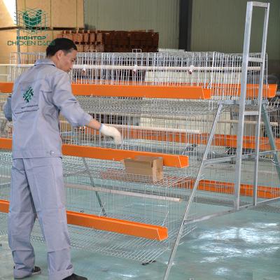 China a type layer farm chicken cages with automatic nipple drinking system for sale