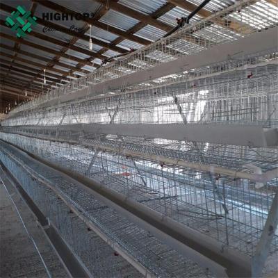 Cina A type layer wire mesh galvanized chicken lay egg cage for battery system in vendita