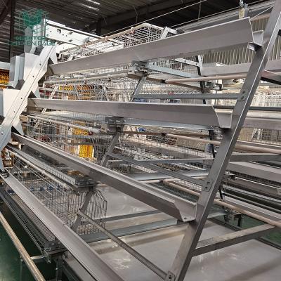 중국 HIGHTOP Industrial Poultry Fully Automated Egg Layers Battery Cage System In Kenya 판매용