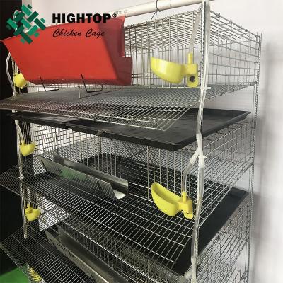 中国 6 tier automatic wire mesh quail cage iron for sale philippines 販売のため