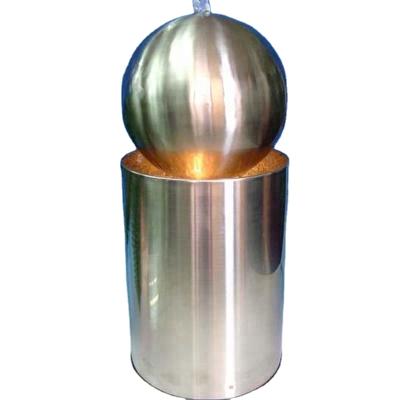 China Swimming Pool Stainless Steel Rolling Ball Tabletop Fountains for sale