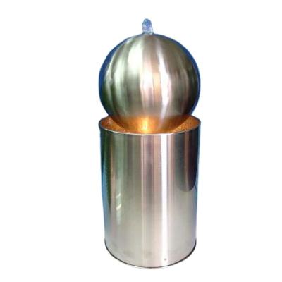 China Eco - Friendly Stainless Steel Cooler Water Feature Sphere Fountain for sale