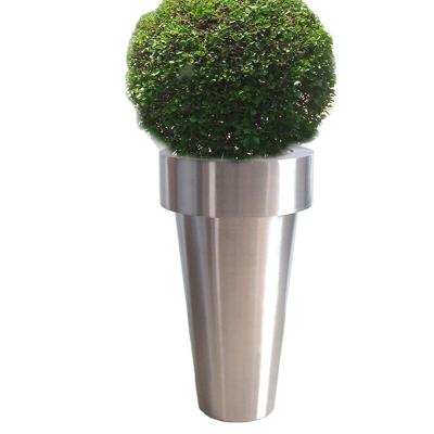 China Europe stainless steel flower pot with stand for sale