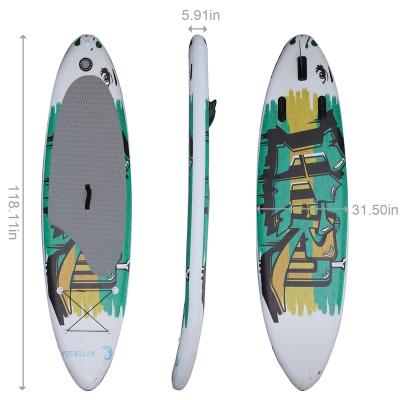 China Unisex Inflatable Surfing Board Stand Up Paddle Board Surfboard for sale