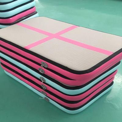 China Home Use Driving/Training/Cheer/Yoga Custom UV Printed Coilace Mats Air Track Gymnastics 2021 PVC Beach/Park New for sale