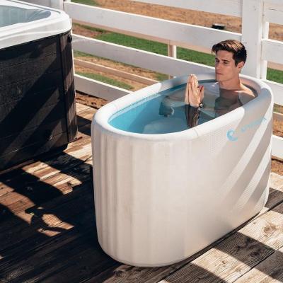 China Stand Alone PVC Eco - Friendly Foldable Bathtub For Adults With Fridge 125cm*65cm*60cm for sale