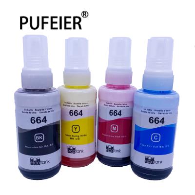 China Premium Refill 70ML T664 664 Dye Ink For Epson L301 L303 L310 L313 L351 L353 L358 L360 L363 L365 L455 L551 L558 L585 Ink ECOT664 Printer for sale