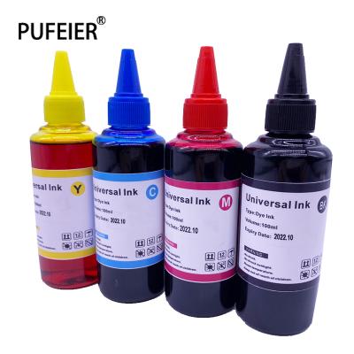 China Universal 100ML Bottle Refill Ink For Epson Canon HP Brother Samsung Lexmark Dell Kodak Printer Dye Ink 100ml Universal Ink for sale