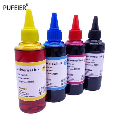 China 100ML Universal Dye Based Ink For Epson Canon HP Brother Samsung Lexmark Dell Kodak CISS Ink 100ml Universal Ink for sale