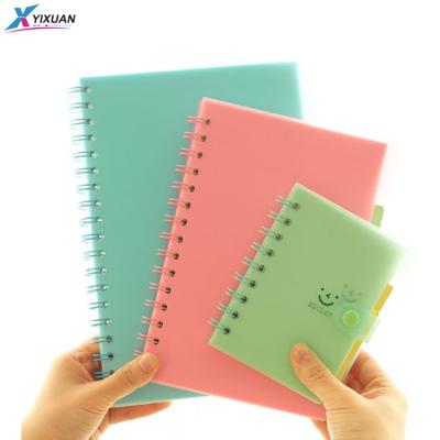 China School supplies student a6 a5 a4 a3 pp PVC printed hot selling blank sketchbook for sale