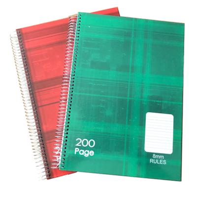 China Hot printing cuadernos printed spiral notebook escolares y de libretas for sale