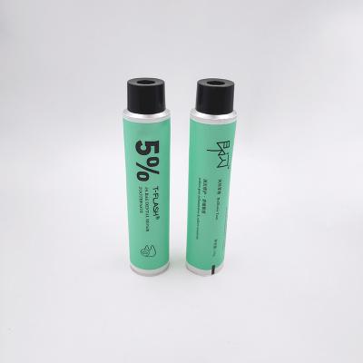 China Cosmetic wholesales green aluminum foil tube use for toothpaste and ointment hot-selling color and printing customized for sale