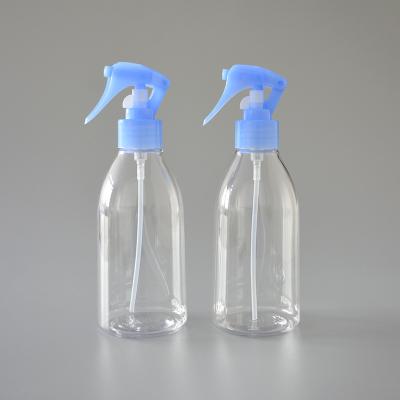 China No Puddle Wholesale 200ml Pet Bottle With Mini Trigger Sprayer Good Quality Use For Hair Applicator With Customized Color for sale