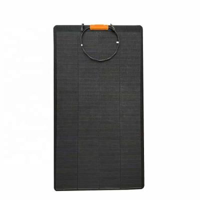 China High Efficiency Monocrystalline Solar Panel Charger 100W 12V Semi Flexible Solar Panel 510*1150*2mm for sale