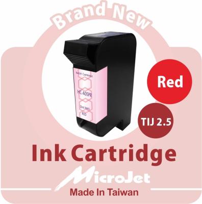 China COMPATIBLE 1918 51645A TIJ 2.5 Spot Ink Cartridge Red 45A Dye Based Egg Printing Textile Coding Cardboard Shipping Printing for sale