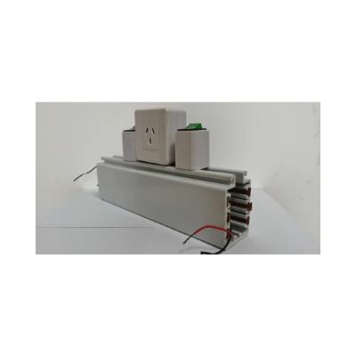 China Cranes Good quality aluminum alloy lighting busbar hanging system power lighting busbar for sale