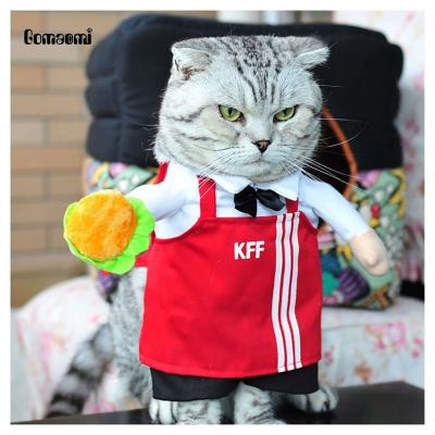 China Stocked Cat Costume Dog Puppy Clothes Party Halloween Dress Up FUNNY DRESS FOR PET for sale