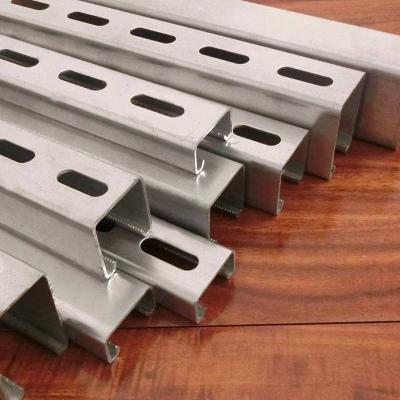 China Factory Lowest Price Weight List Q195/Q235 Pre-Galvanized Square and Rectangular Hollow Section Steel Tube8mm C Channel for Sale for sale