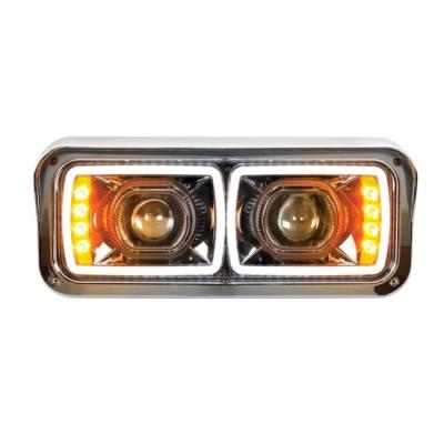 China LED Headlight For KENWORTH W900 T800 T600 PETERBILT 379t DOT SAE Approved W900 for sale