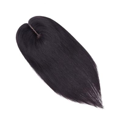 China High Quality Luxury PU Topper Natural Brown Polyskin Gray Hair Replacement Super White Remy Hairpiece Super White Remy Hairpiece For Women Men Wigs for sale