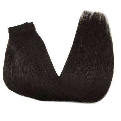 China 2022 Qingdao high quality natura brazil hair extensions super double drawn halo hair extension for sale