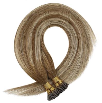 China High Quality Indian Virgin Hair Extensions Prebonded U Tip U Tip Hair Prebonded PU Indian Hair for sale